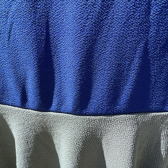 Brand New LuLaRoe Size S Royal Blue and Olive Nicole Dress - Picture 5 of 10